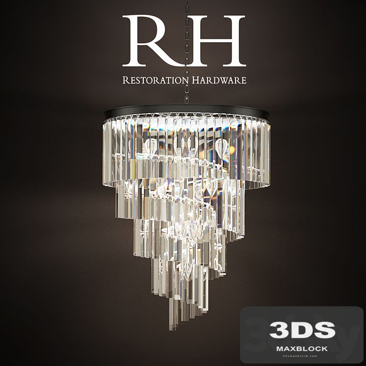 HELIX CHANDELIER chandelier RH 26 "