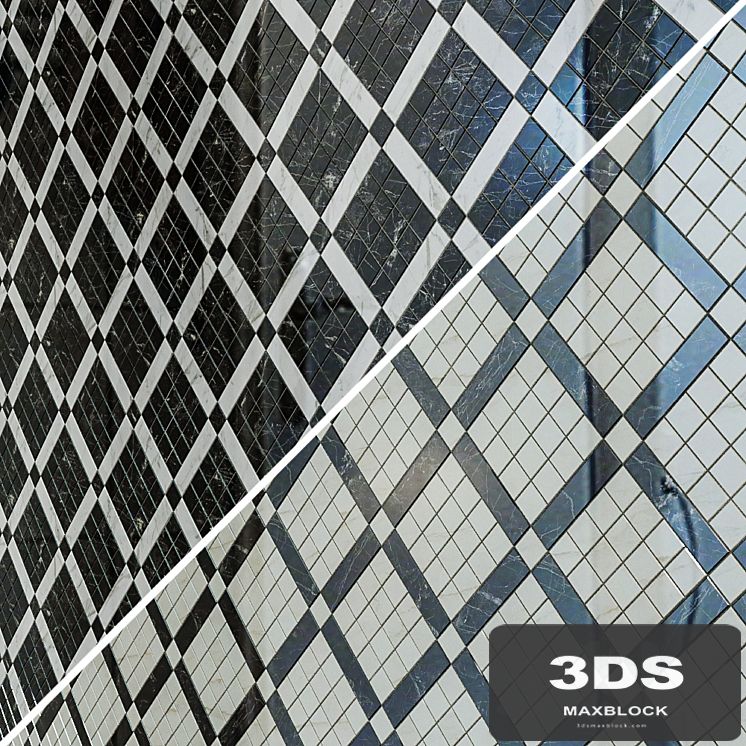 ATLAS CONCORDE MARVEL PRO Gray Fleury Diagonal Mosaic