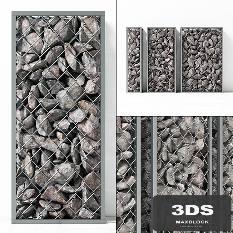 Small Gabion stone rockl / Small gabions with stones