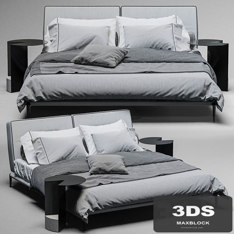 bed Flexform Adda bed 2