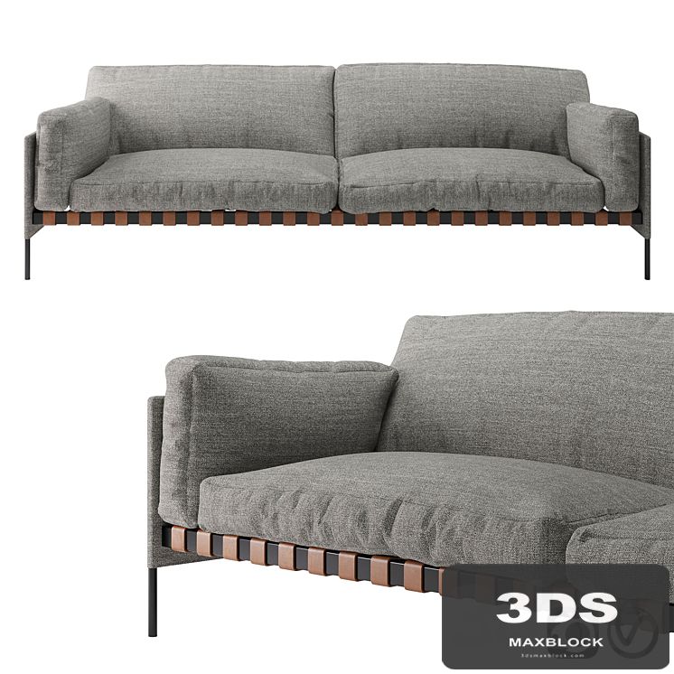 Etiquette Sofa by De Padova