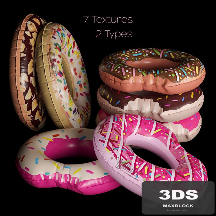 Inflatable circles Intex "Donuts"