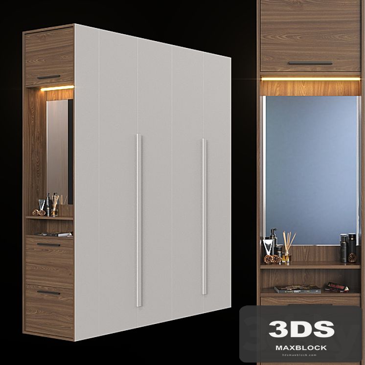 Wardrobe in the hallway 027.