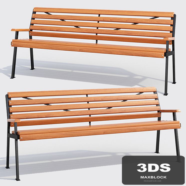 Outdoor bench "Modern"