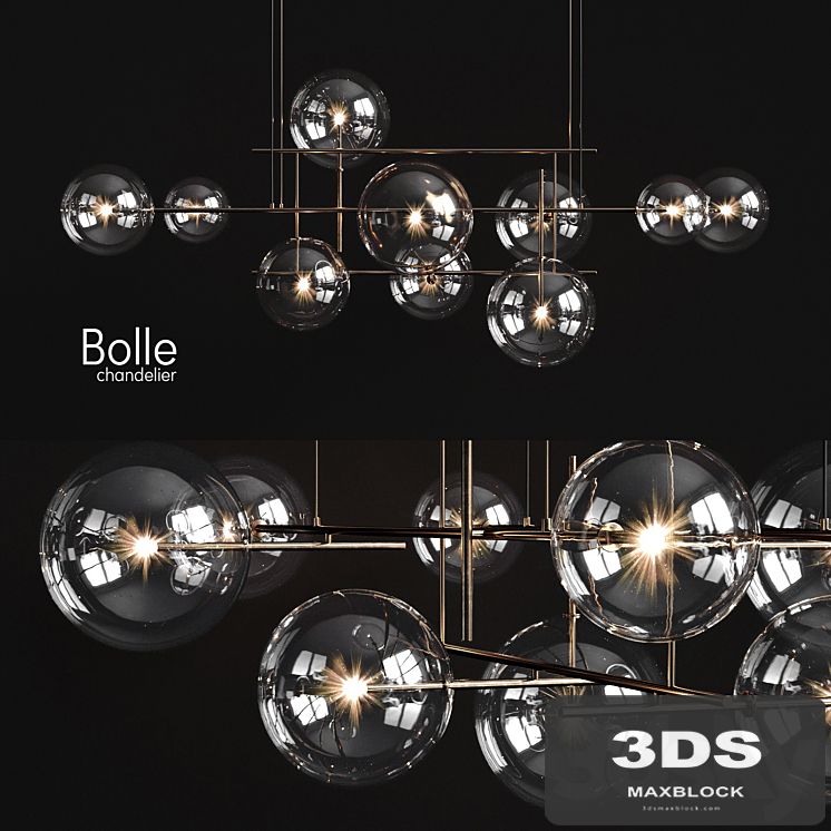 Chandelier Gallotti & Radice Bolle horizontal