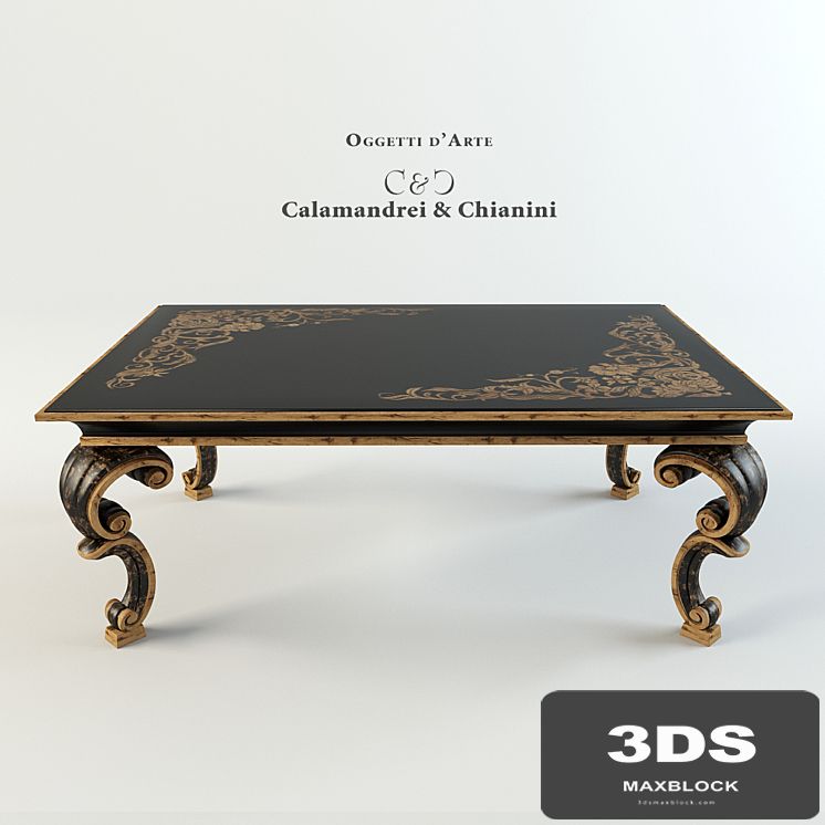 Coffee table Calamandrei &amp; Chianini Tavoli 1500