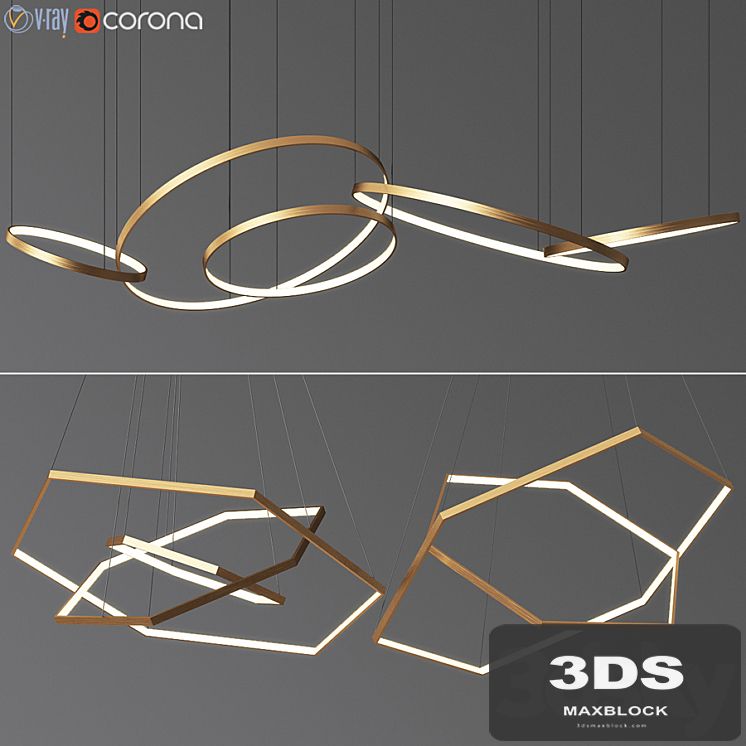 Ring & Octane Chandelier Collection