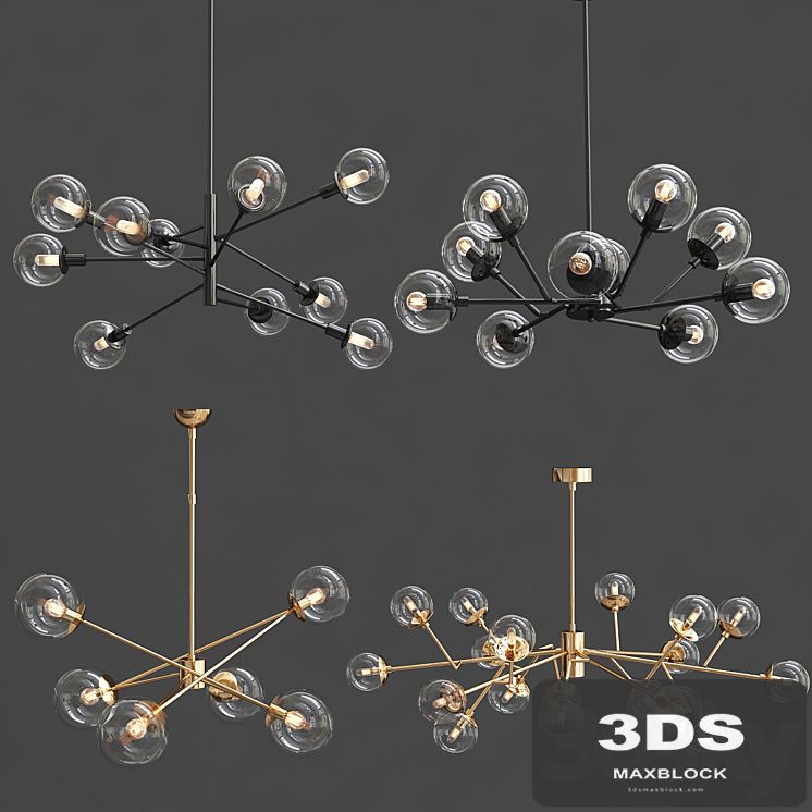 Collection of Glass Chandelier_2