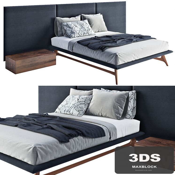 Bolzan bed. Collection SMILE.