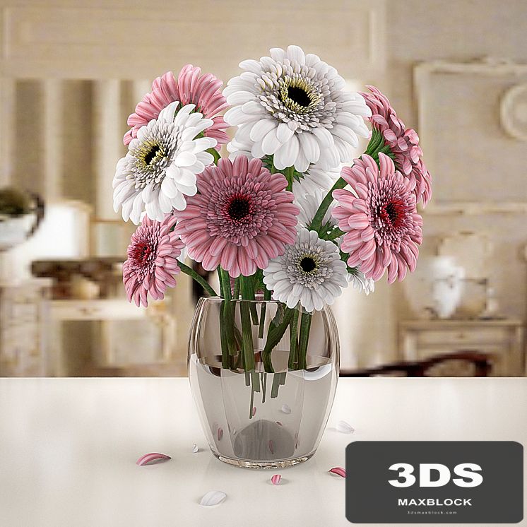GERBERA FLOWER VASE