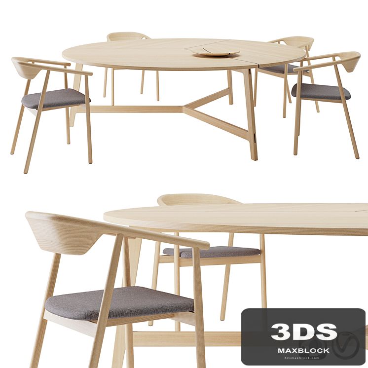 Mawari Table by De Padova