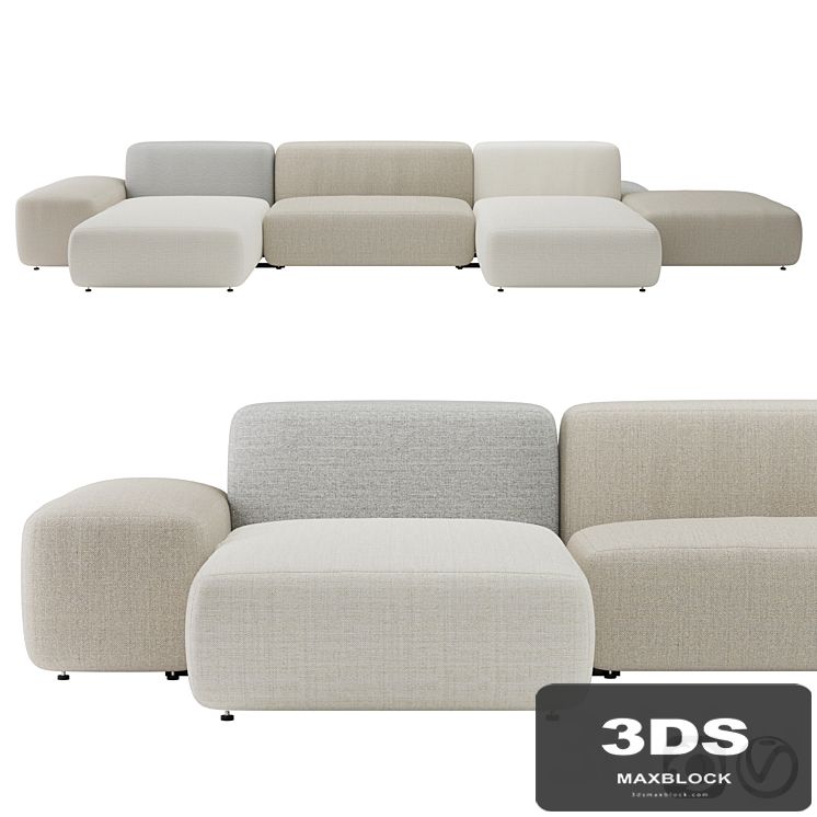 Plus Island Big Sofa by Lapalma