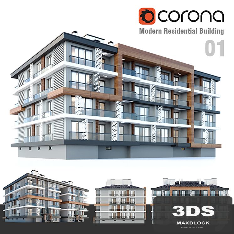 Modern Residential Building 01