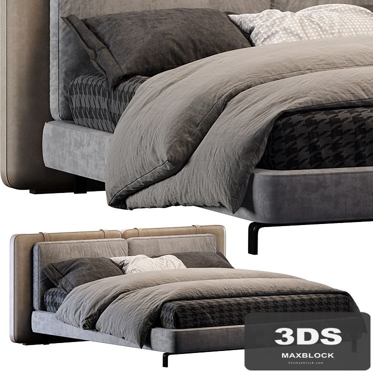 Minotti bed Tatlin "Soft"