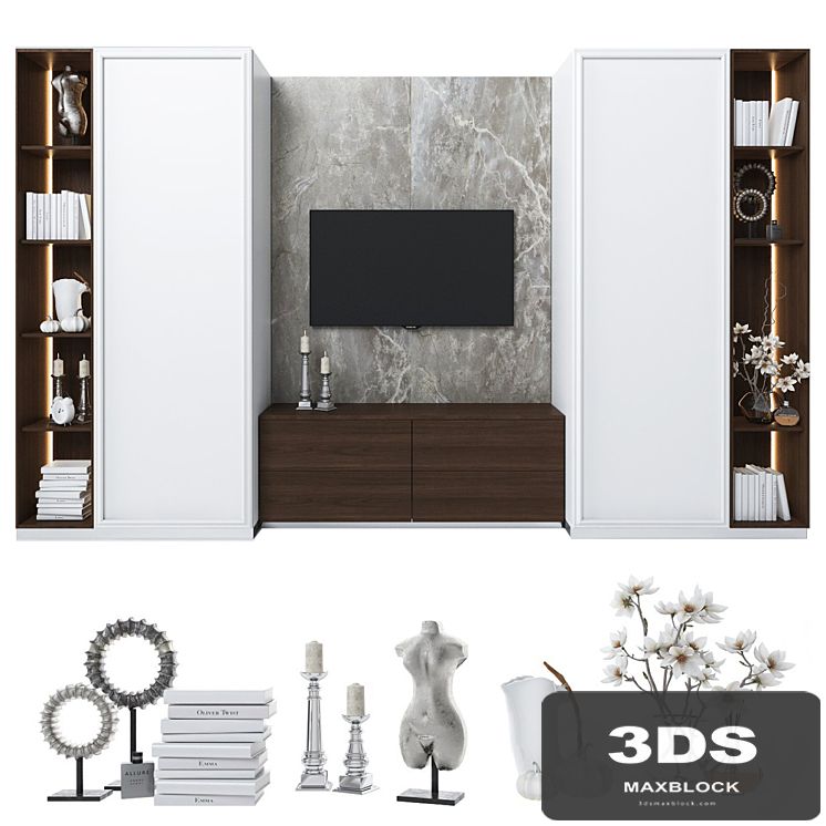 Cabinet with tv area 4