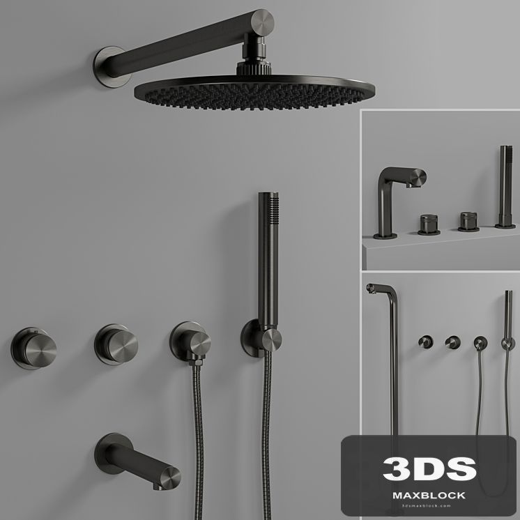 Lusso stone shower set