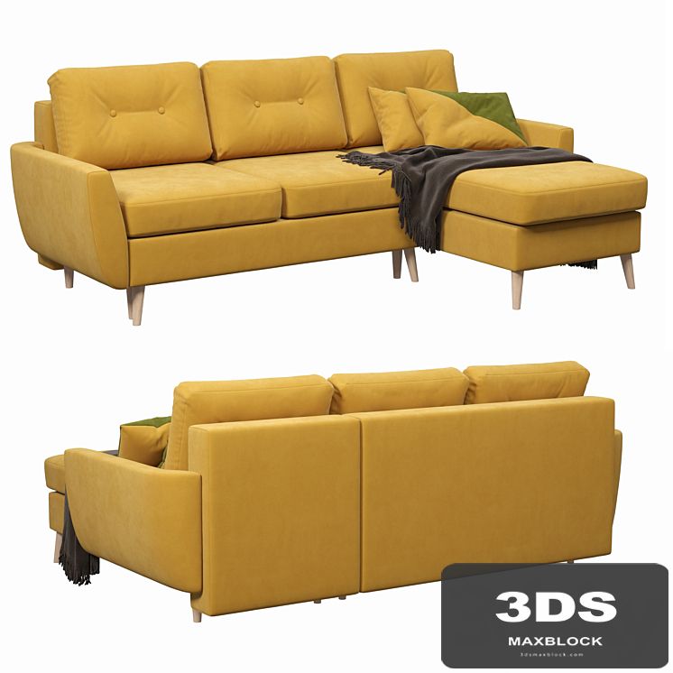Angular Norfolk Sofa