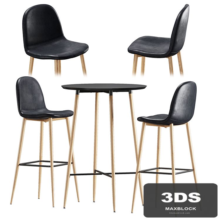 Bar table and chair Jysk Jonstrup
