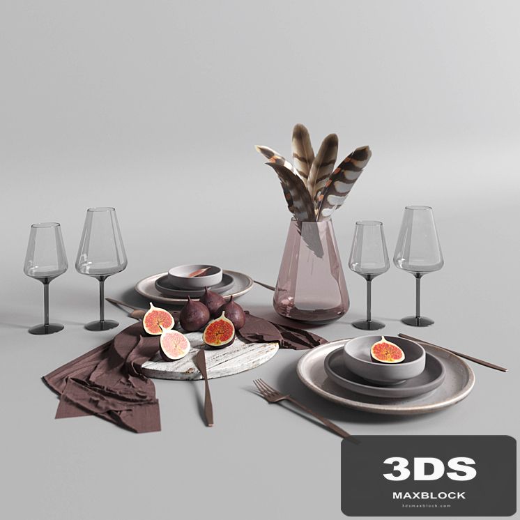 Set of serving utensils