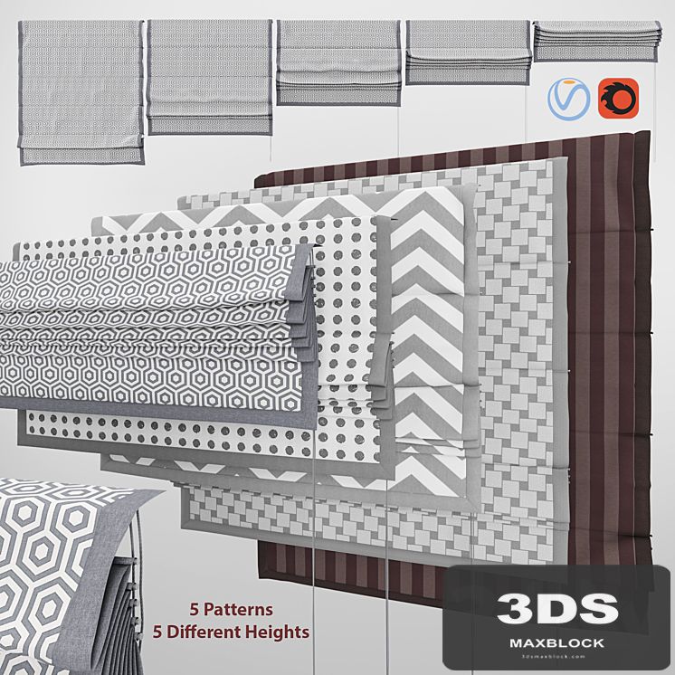 Roman curtain 3