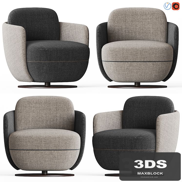 Wittmann Miles Lounge Armchair