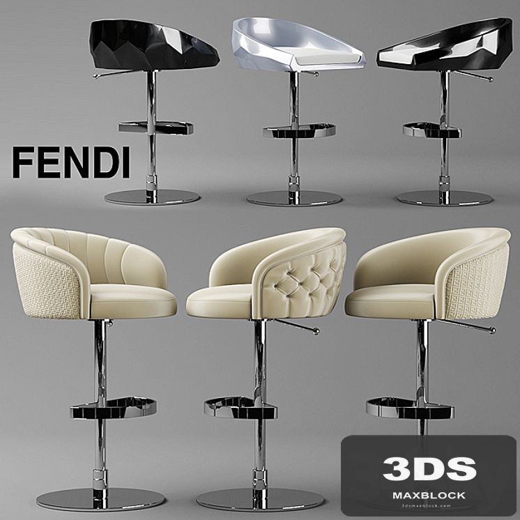 Stools fendi casa bibendum &amp; cristallino