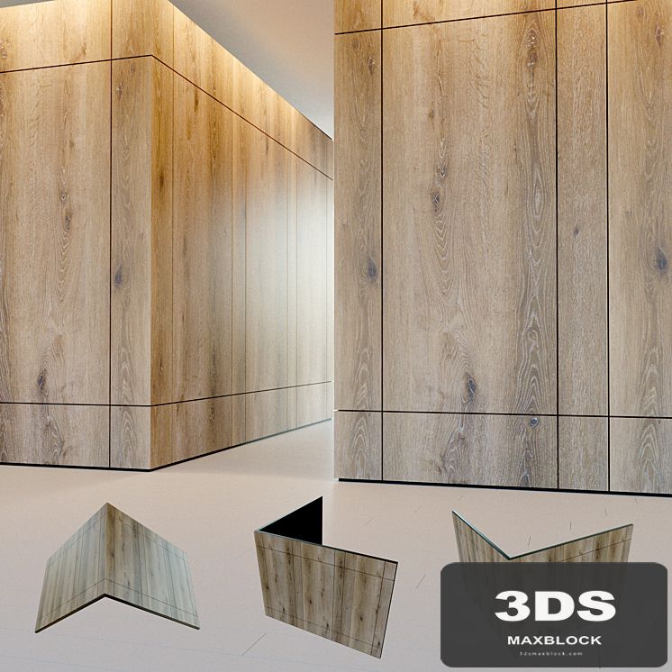 Wall panel made of wood. Decorative wall. 4