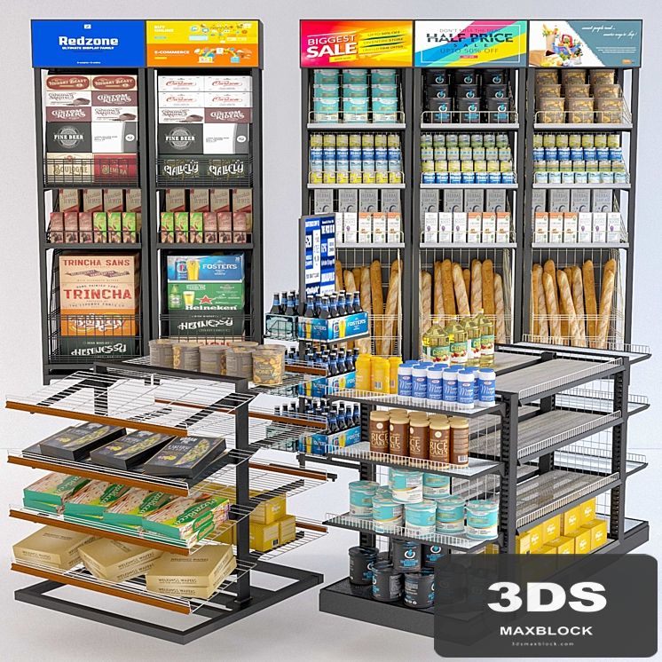 Jc Grocery Display Rack Collection
