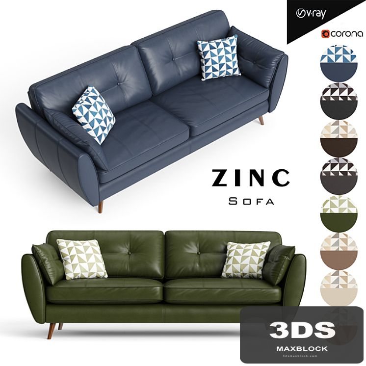 Zinc sofa