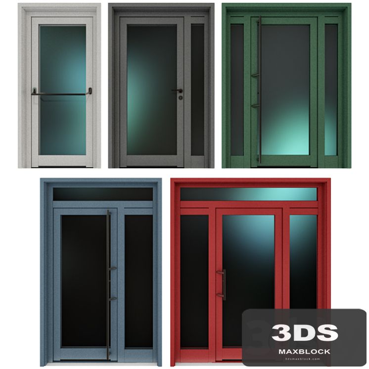 Metal fire doors