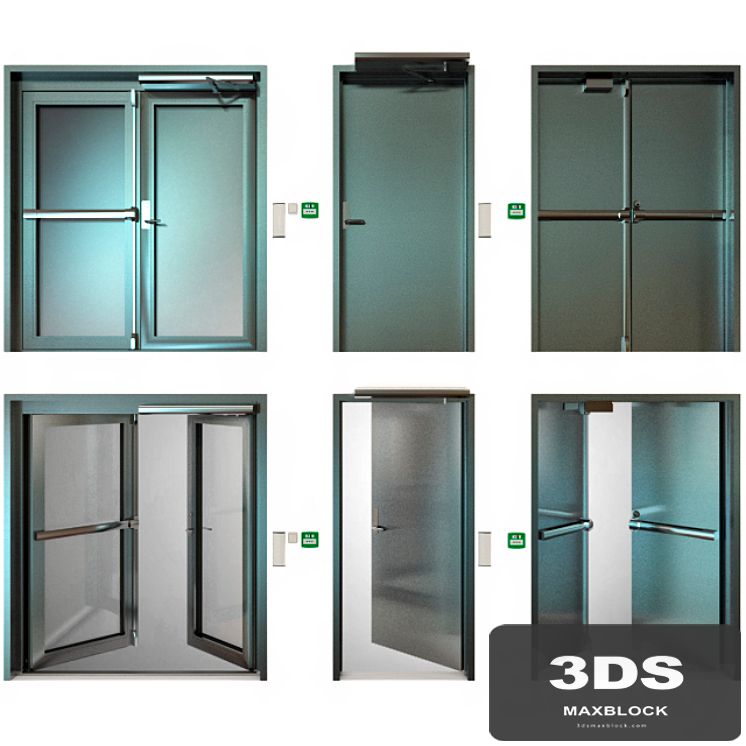 Metal fire doors