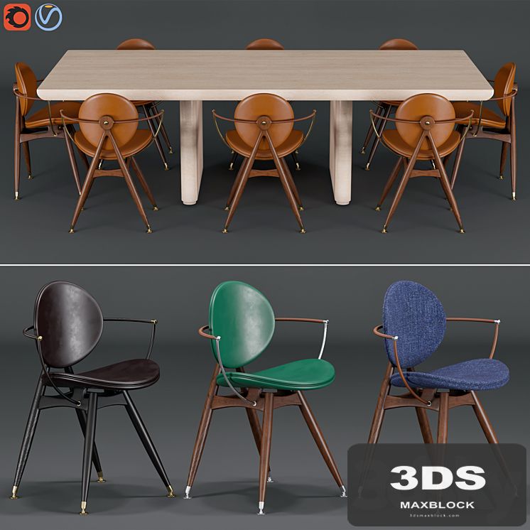 overgaard & dyrman chair and table