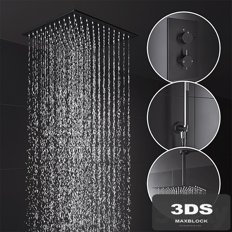 Deluge shower set