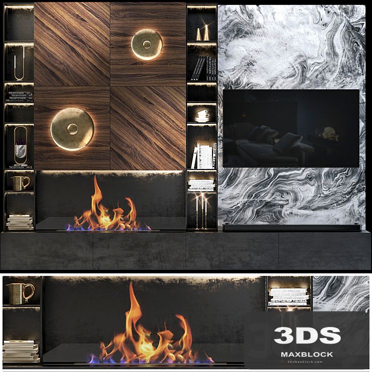Tv wall set 12