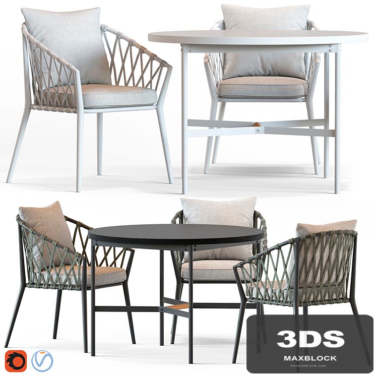 Globewest Maui Armchair and Morgan Table