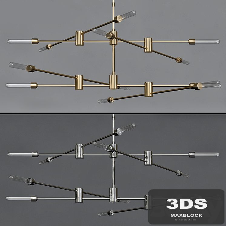 Kinetic chandelier collection