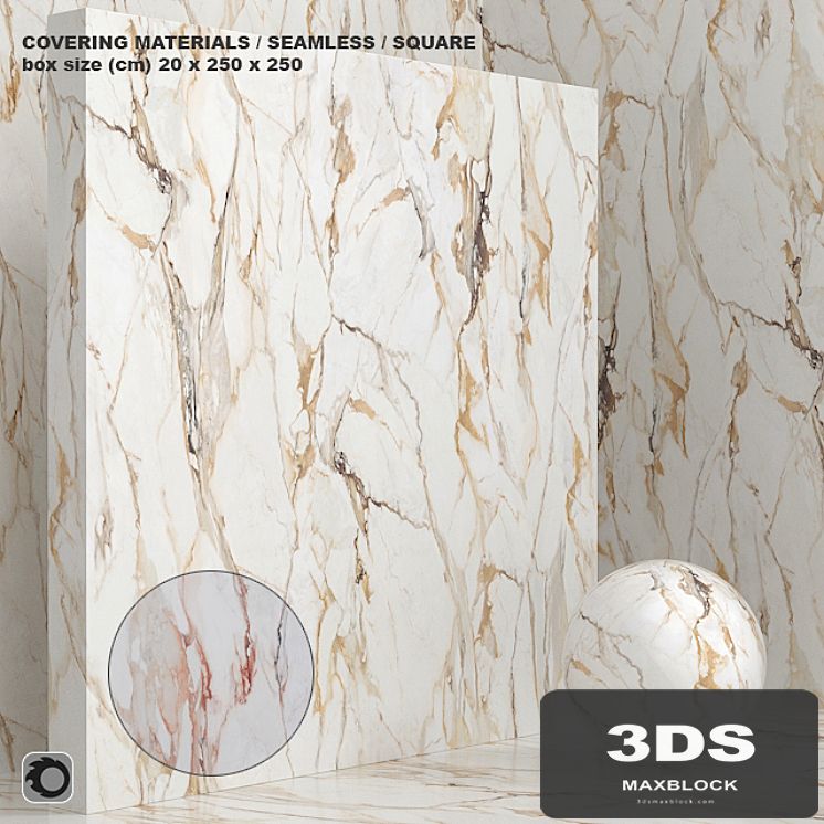 Material (seamless) - marble, plaster set 115