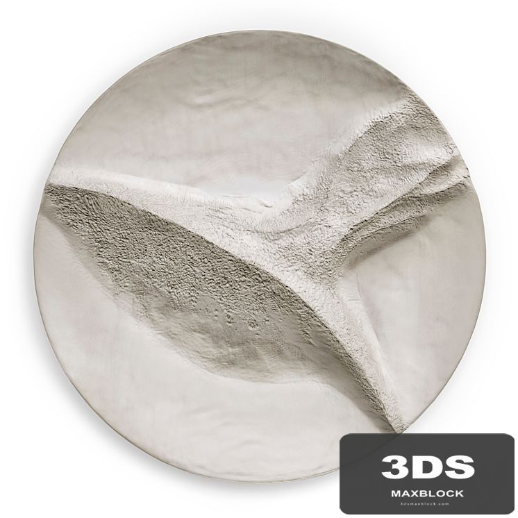 Round Wall panel Windhover Metal Plaster
