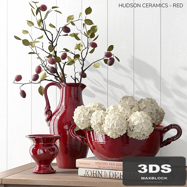Pottery Barn HUDSON CERAMICS - RED