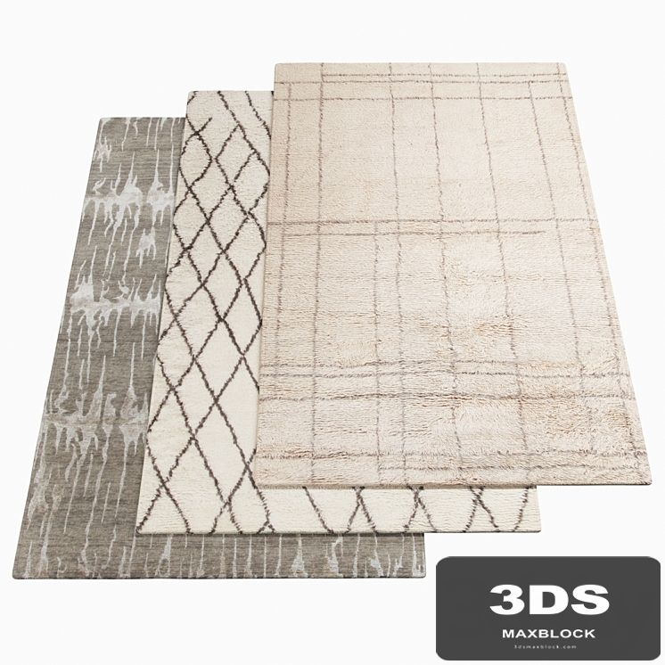 Three AMINI Carpets - 1-41