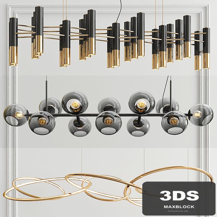 Suspension Linear Chandelier - 3 type