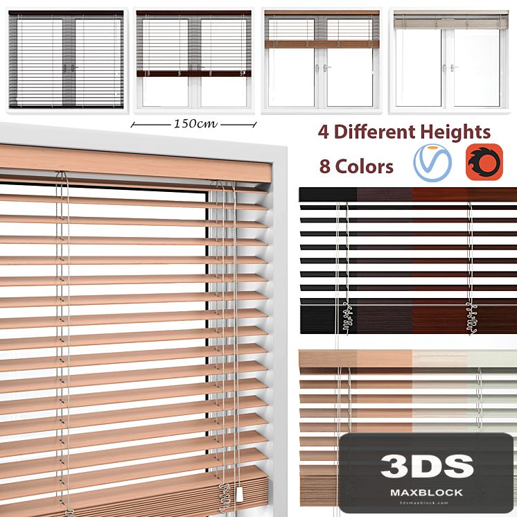 Wooden Blinds And Windows