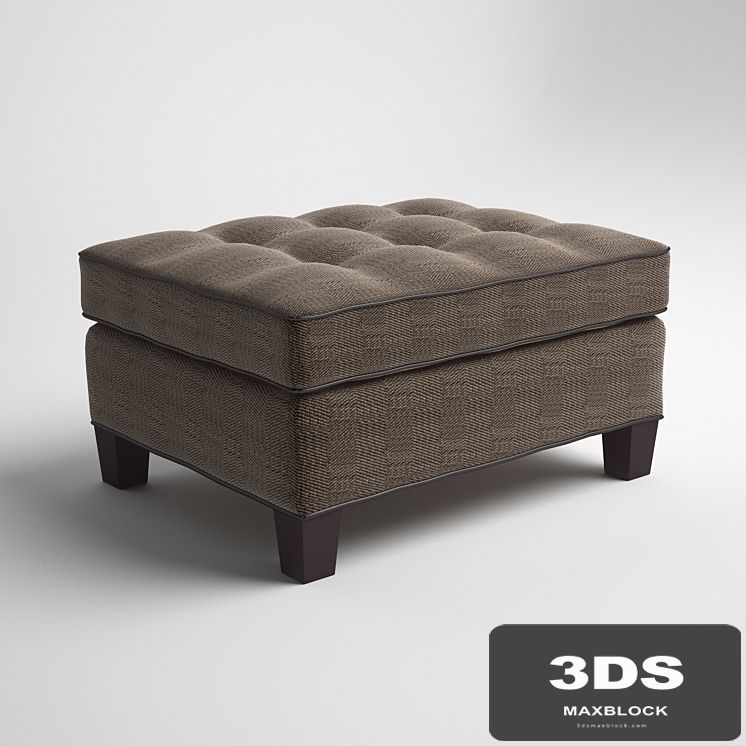 TEMPLE OTTOMAN RALPH LAUREN HOME