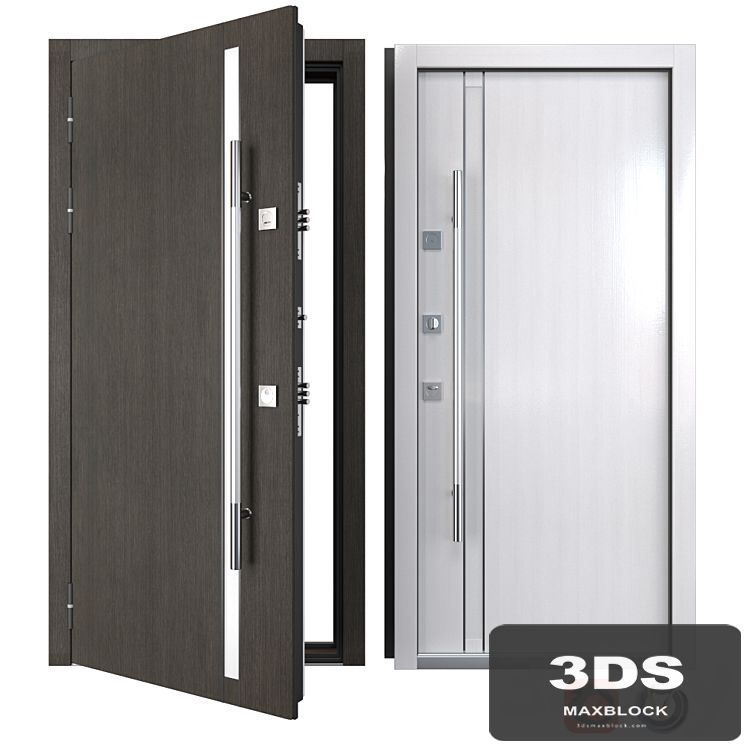 Entrance metal door Modern 2 (Your Frame)