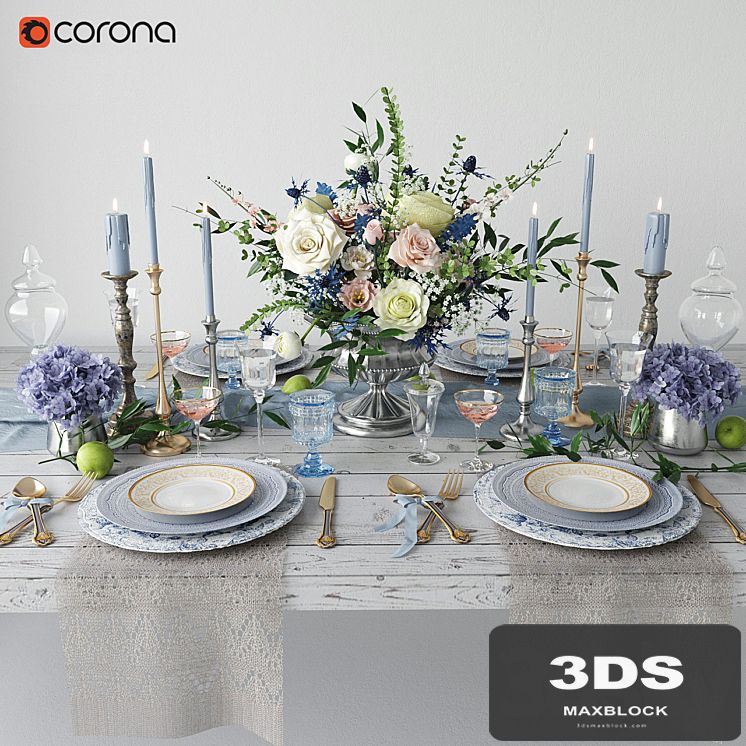 Provence style table setting