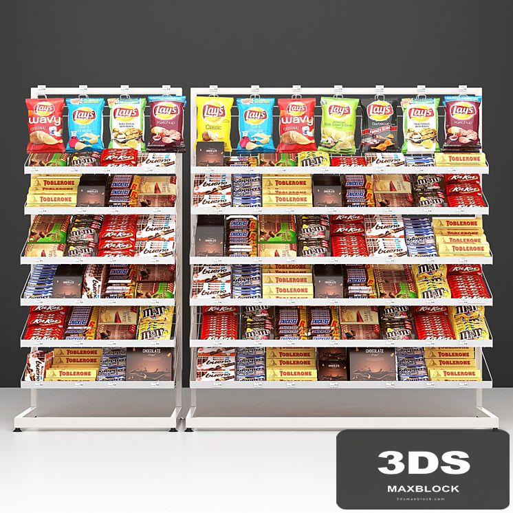Checkout racks with filling.
