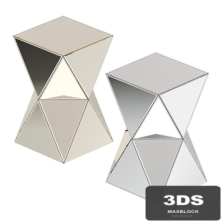 Coffee tables Kare Luxury Triangle.