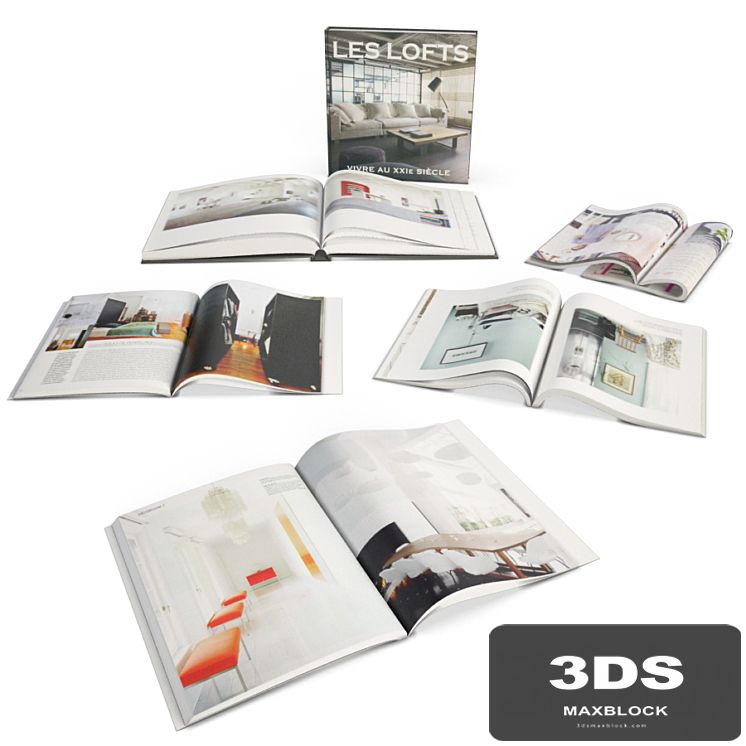Opened Books and Magazine