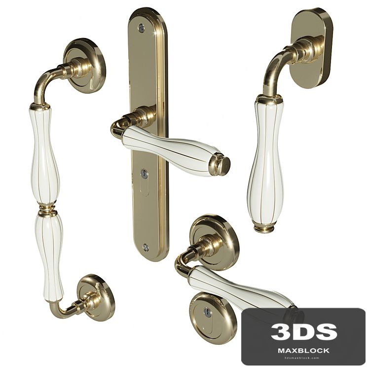 Set of door handles Fimet Lady 148