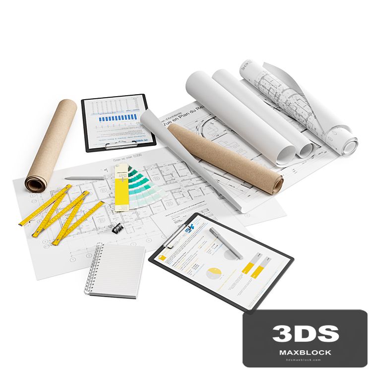 Office Workplace Decor Set 1